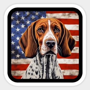 American Dog Sticker